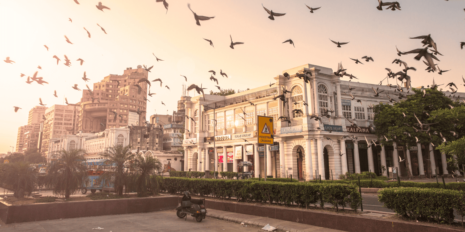 Delhi Connaught place Golden Triangle India Banner 2